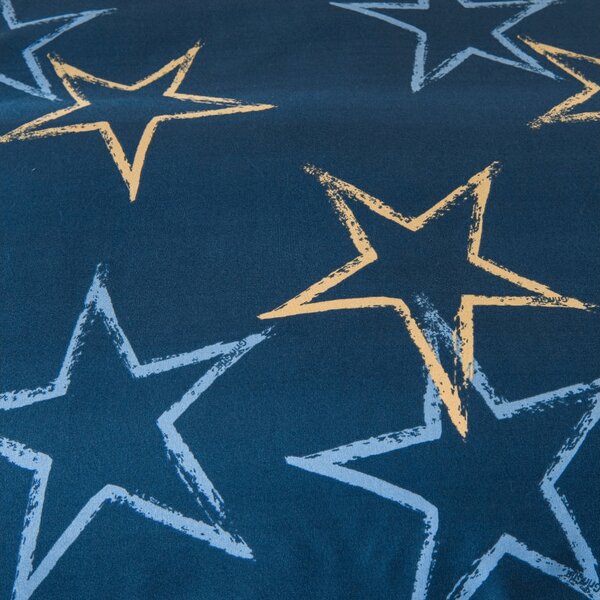 Posteljnina mikroflanel STARMISS temno modra Dimenzije posteljnine: 70 x 90 cm | 140 x 200 cm