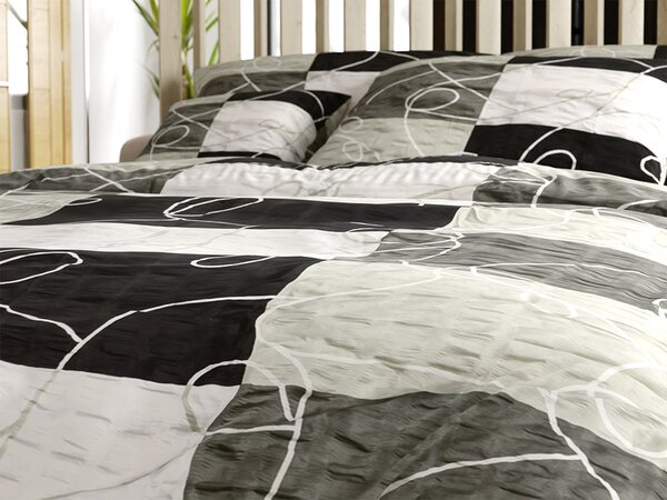 Krep posteljnina KASPARO BLEND siva Dimenzije posteljnine: 70 x 90 cm | 140 x 200 cm
