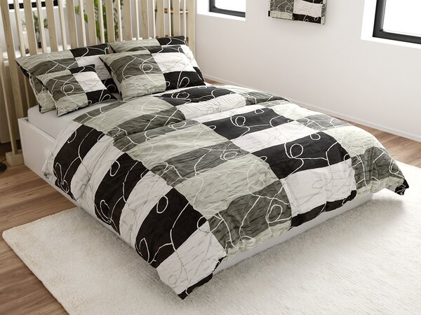 Krep posteljnina KASPARO BLEND siva Dimenzije posteljnine: 70 x 90 cm | 140 x 200 cm