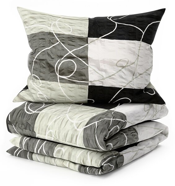 Krep posteljnina KASPARO BLEND siva Dimenzije posteljnine: 70 x 90 cm | 140 x 200 cm