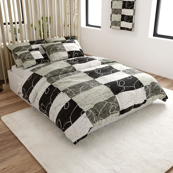Krep posteljnina KASPARO BLEND siva Dimenzije posteljnine: 70 x 90 cm | 140 x 200 cm