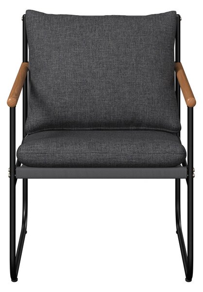 SET ZA BALKON kovina, steklo, tekstil antracit, črna črna antracit, črna