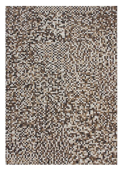 USNJENA PREPROGA Patchwork 170/240 cm bež
