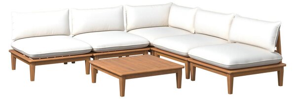 LOUNGE GARNITURA akacija masivno