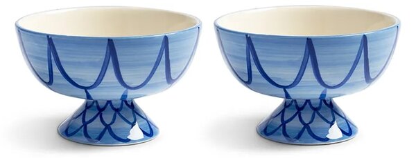 &k amsterdam Komplet posod &k amsterdam sirene blue 250 ml 2-pack