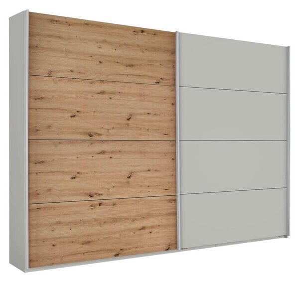 Modern Living Omara Z Drsnimi Vrati Feldkirch, Siva, Barva Hrasta