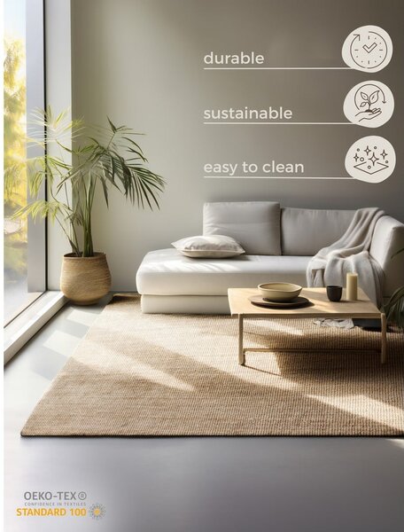 Preproga iz jute v naravni barvi 80x150 cm Bouclé – Hanse Home