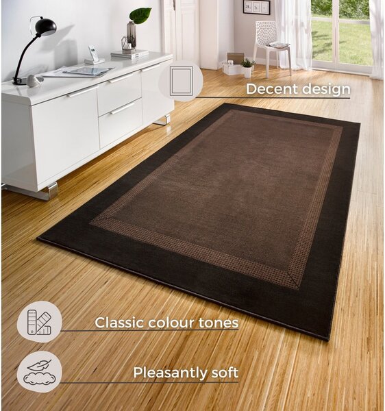 Rjava preproga Hanse Home Basic, 120 x 170 cm