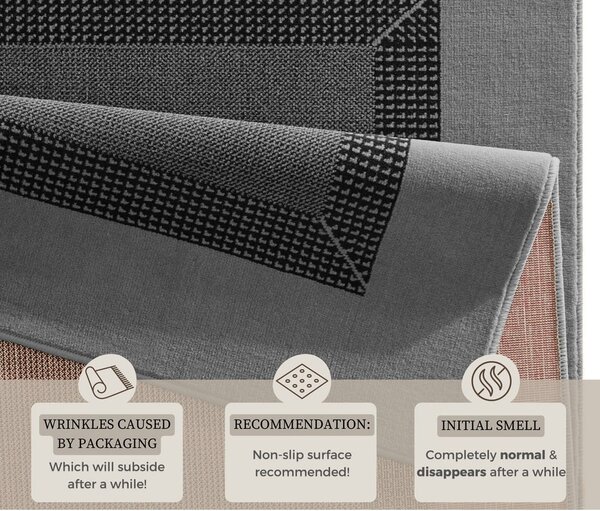 Siva preproga Hanse Home Basic, 120 x 170 cm