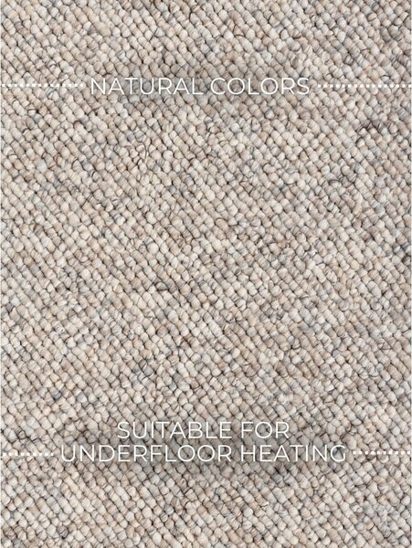 Siva/kremno bela pralna preproga 120x170 cm Rocco Dark Cream – Elle Decoration
