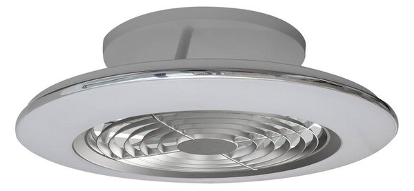 Stropni ventilator LED Alisio mini, srebrn