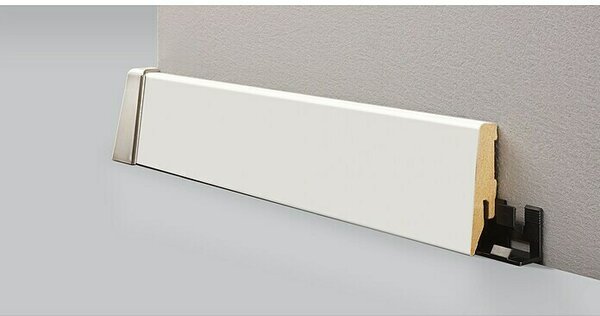 LOGOCLIC Zaključna letev K58 Mat bela (260 cm x 18 mm x 58 mm, MDF/HDF)