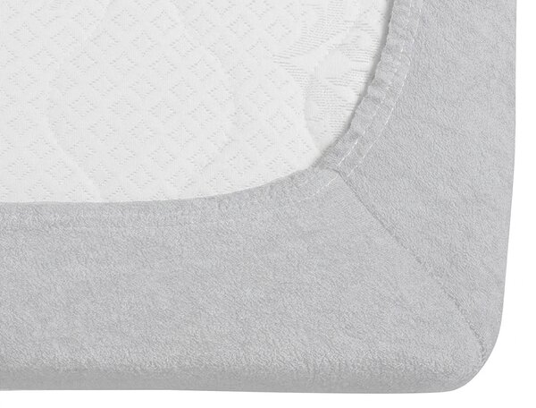Frotirno rjuho MOLTON srebrne barve 90 x 200 cm