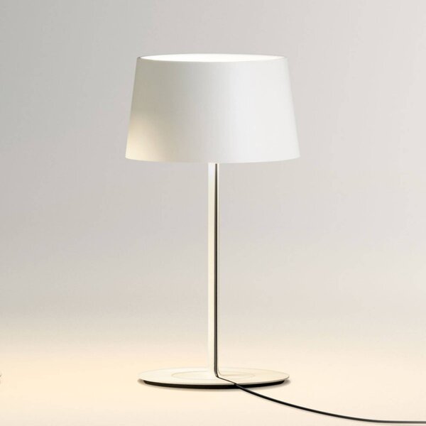 Vibia Warm 4896 namizna svetilka, Ø 22 cm, bela