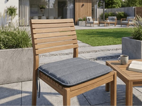Blazina za stol LINGE GREY 37x37 cm, siva