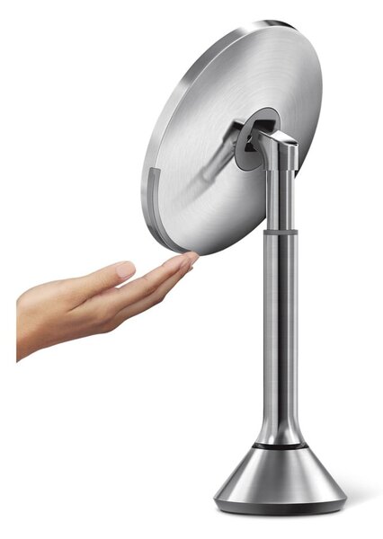 Kozmetično povečevalno ogledalo z lučjo ø 20 cm Sensor – simplehuman