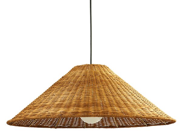 LEDS-C4 Obesek Caribe iz ratana, Ø 600 cm