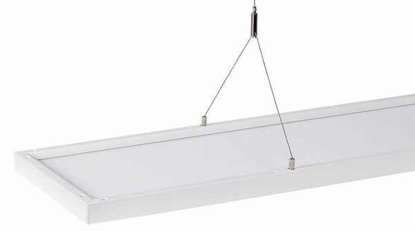 SLV Worklight LED pisarniška viseča svetilka, bela