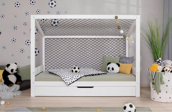 Livetastic Postelja Soccer, 90x200cm, 2x Letveno Dno, Brez Vzmetnice