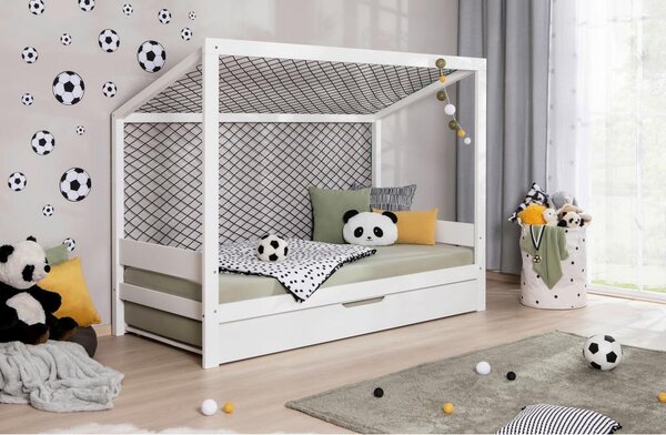 Livetastic Postelja Soccer, 90x200cm, 2x Letveno Dno, Brez Vzmetnice
