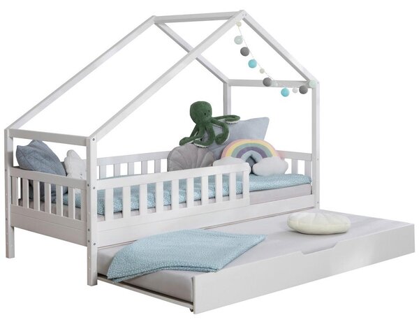 Livetastic Postelja Lou, 90x200cm, 2x Letveno Dno, Brez Vzmetnice