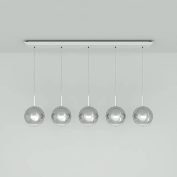 Tom Dixon Mirror Ball 25 cm Linearno 5fl krom