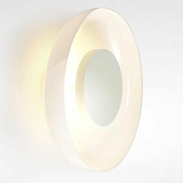 MARSET Aura LED stensko svetilo, Ø 25 cm, opal