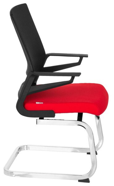 MID.YOU Konferenčni Stol Inventor V, Črna, Rdeča