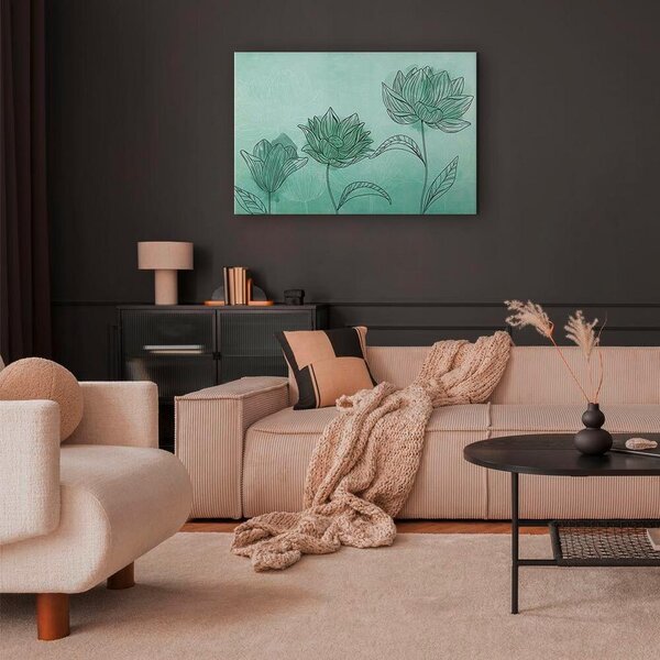 Artgeist Slika Na Platnu Three Flowers