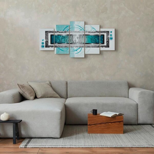 Artgeist Slika Na Platnu Turquoise Blizzard