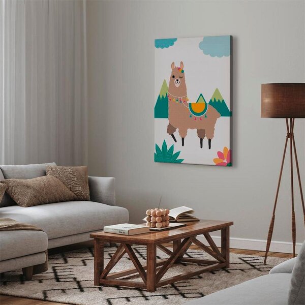 Artgeist Slika Na Platnu Unusual Llama