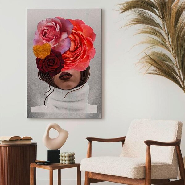 Artgeist Slika Na Platnu White Turtleneck