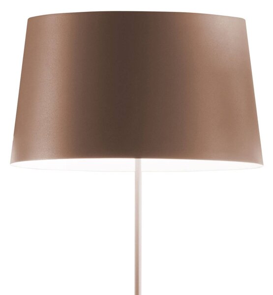 Vibia Warm 4906 oblikovalska talna svetilka, rjava