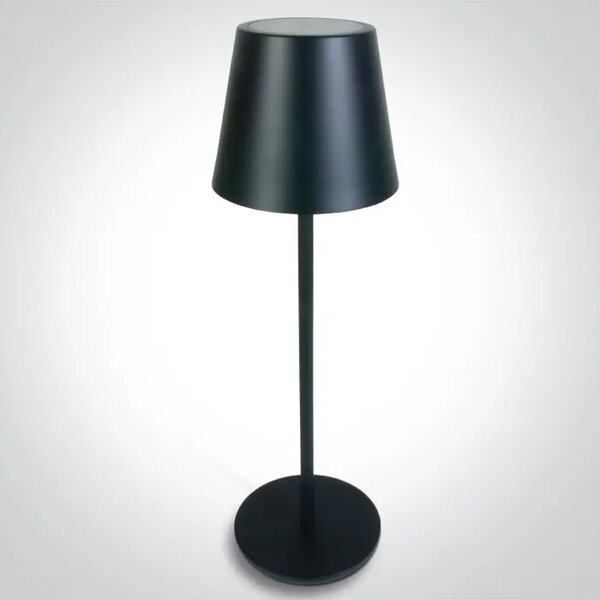 NAMIZNA SVETILKA LED 3,5 W WW POLNILNA Z USB-jem IP54 ZATEMNLJIVA ČRNA DM61082B/B/W#