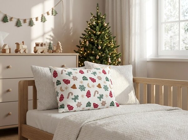 Polibombažna prevleka za vzglavnik HOLLY POLY 50x70 cm, bela