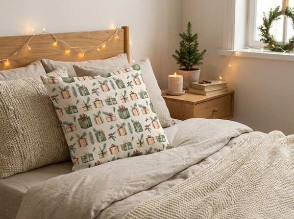 Polibombažna prevleka za blazino MERRY GIFTS POLY 45x45 cm, barvita