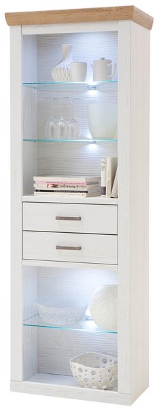 REGAL 73/210/40 cm barve hrasta, barve pinije