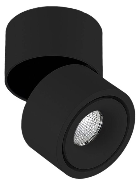 Arcchio LED stropni reflektor Rotari, 8,9 W, 1-svetlobni, črn