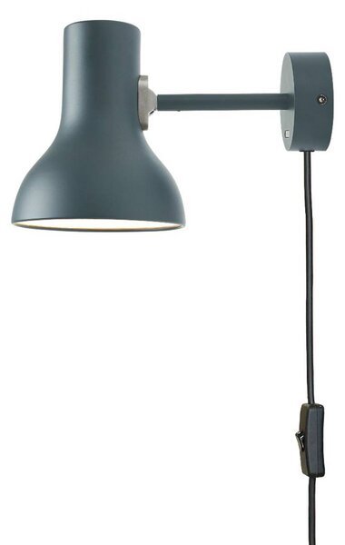 Stenski vtič Anglepoise tipa 75 Mini, siv s skrilavcem