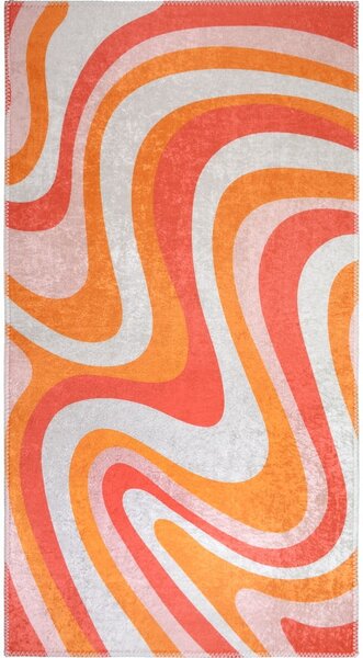 Oranžna pralna preproga 80x150 cm Colors of Joy – Vitaus