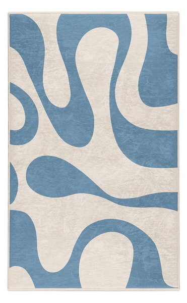 Modra pralna preproga 120x180 cm Blue Latte – Mila Home
