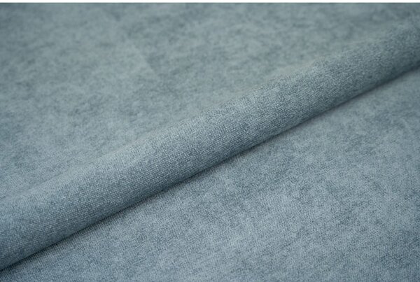 Modra oblazinjena zakonska postelja s prostorom za shranjevanje z letvenim dnom 160x200 cm Myra Slim Line – Bonami Selection
