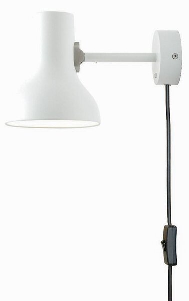 Anglepoise Type 75 Mini stena z vtičem alpska bela