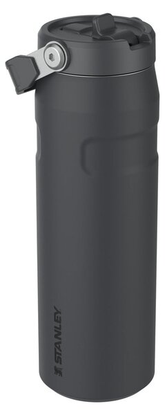 Črna termovka iz nerjavečega jekla 700 ml IceFlow™ Flip Straw 2.0 Tumbler Black – Stanley