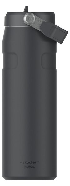 Črna termovka iz nerjavečega jekla 700 ml IceFlow™ Flip Straw 2.0 Tumbler Black – Stanley