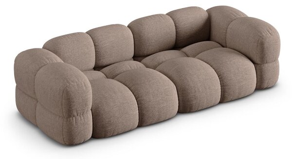 Rjava sedežna garnitura 250 cm Loretto – Cosmopolitan Design