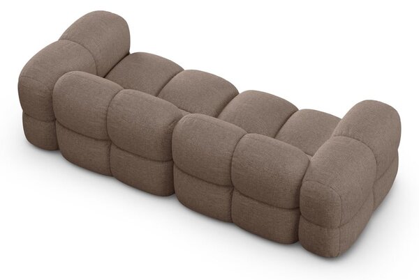 Rjava sedežna garnitura 250 cm Loretto – Cosmopolitan Design