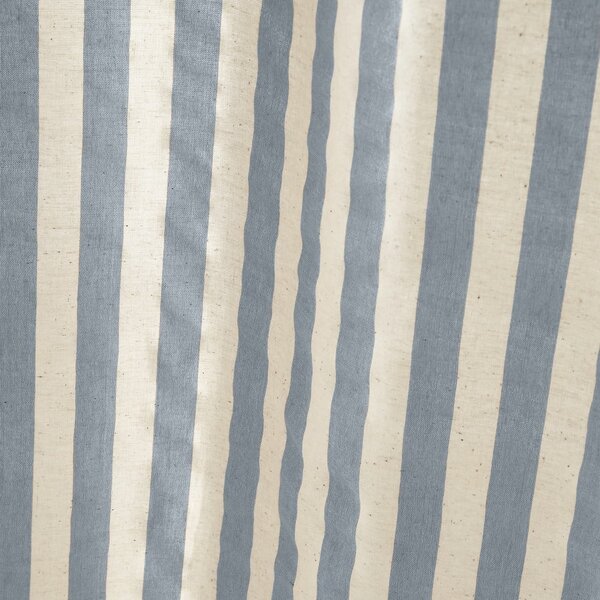 Modra prosojna zavesa 140x183 cm Zanzibar Stripe – Pineapple Elephant