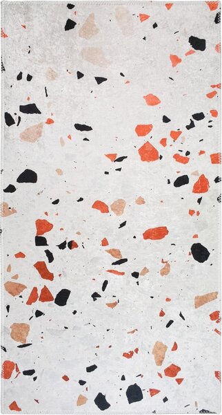 Oranžna/slonokoščena pralna preproga 60x100 cm Italian Stone – Vitaus