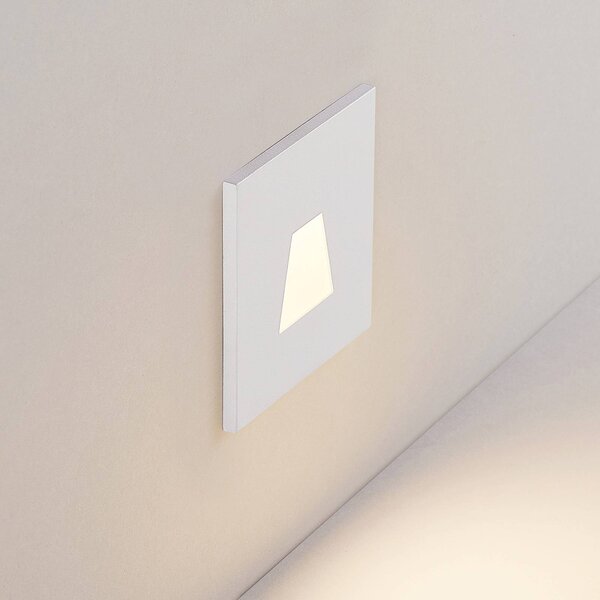 Molto Luce LED svetilka za vgradnjo Wall 68R IP44 SQ, bela, aluminij, CCT